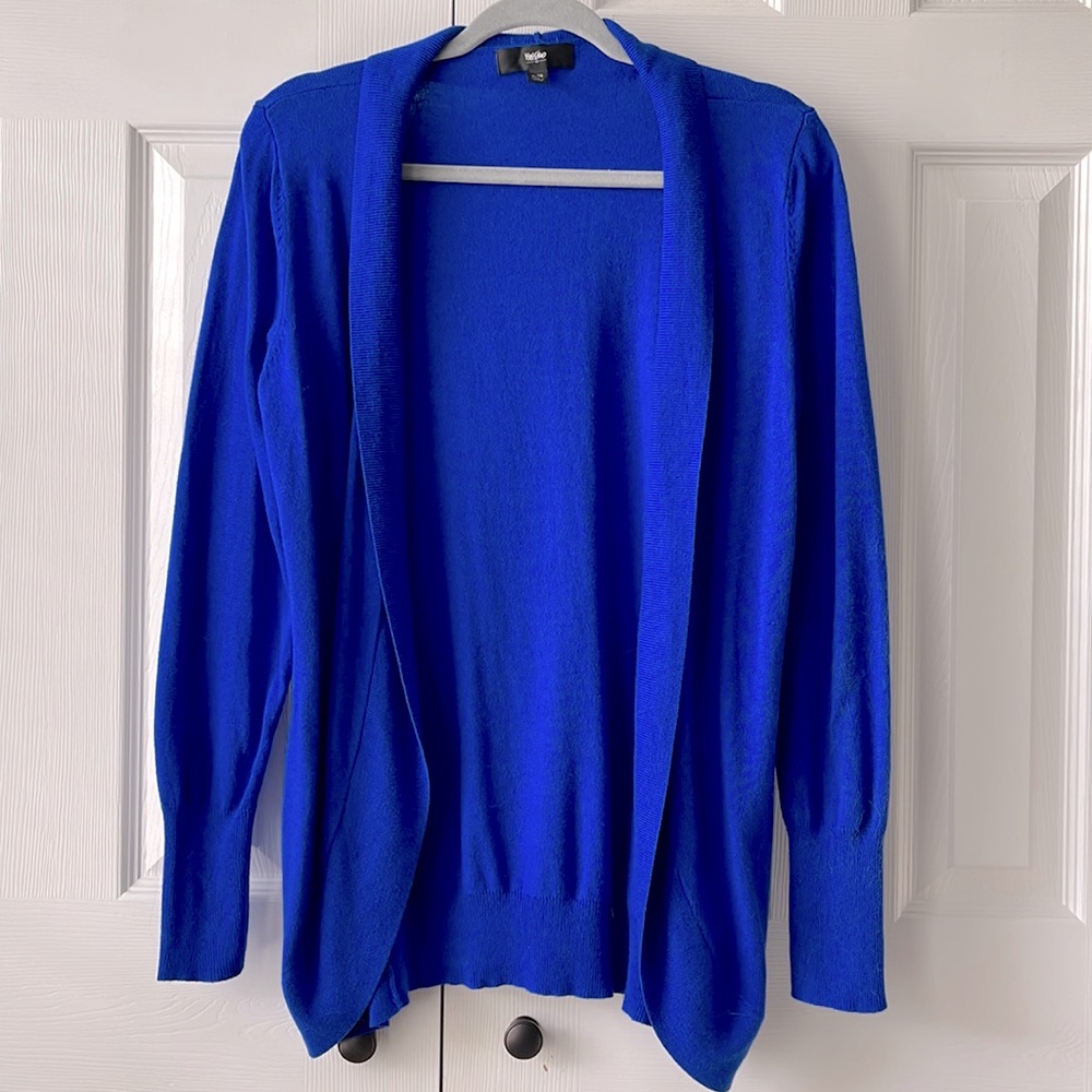 Mossimo Open Front Cardigan Sweater | Blue | Size XL